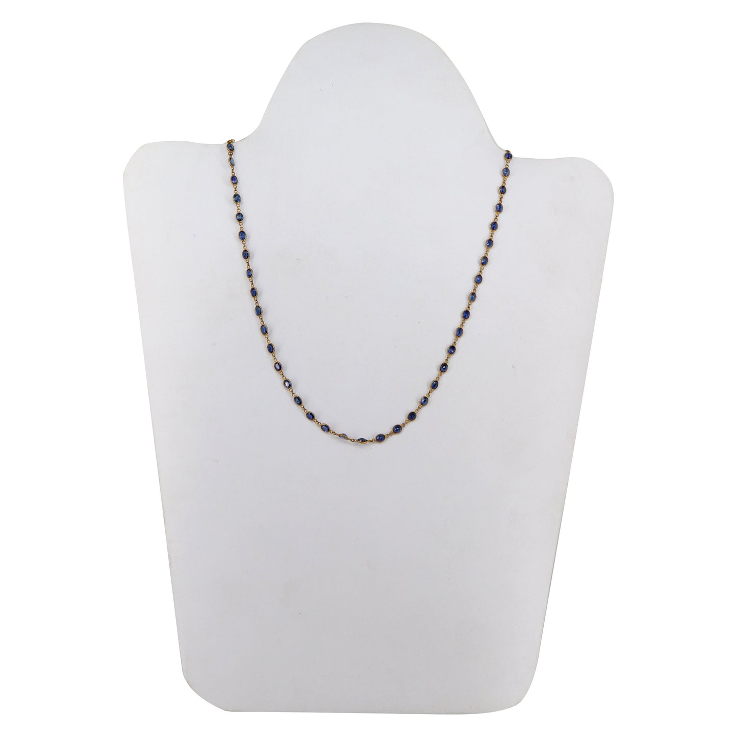 Yellow Gemstone Necklace 18K Gold