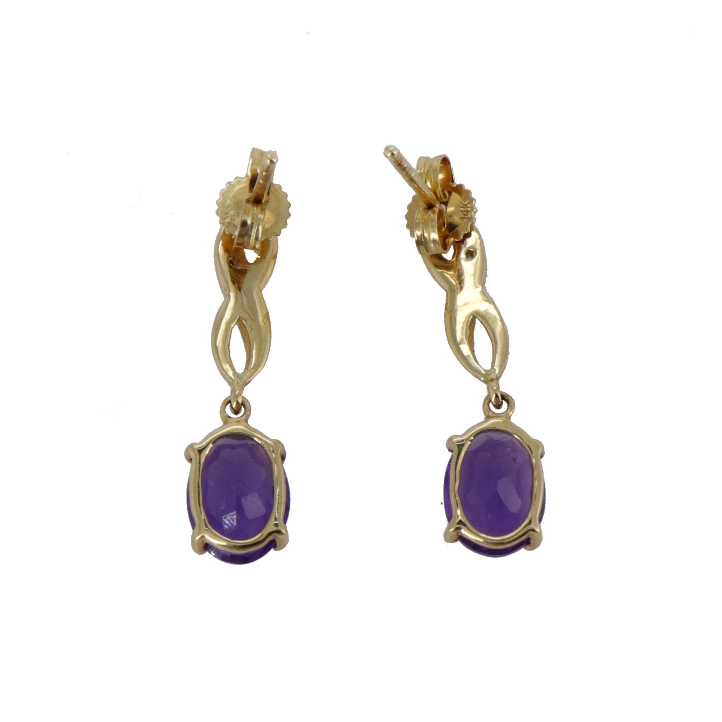 Eternity Design Earring 14K Gold