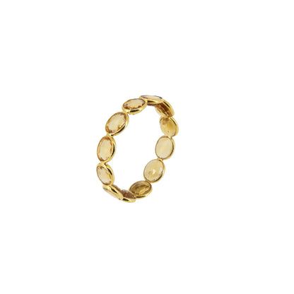 Citrine Ring 18K Gold