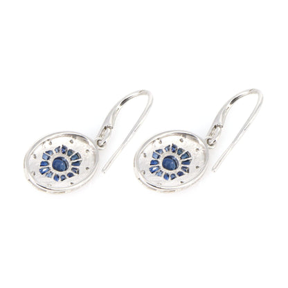 Blue Sapphire Earring Gold