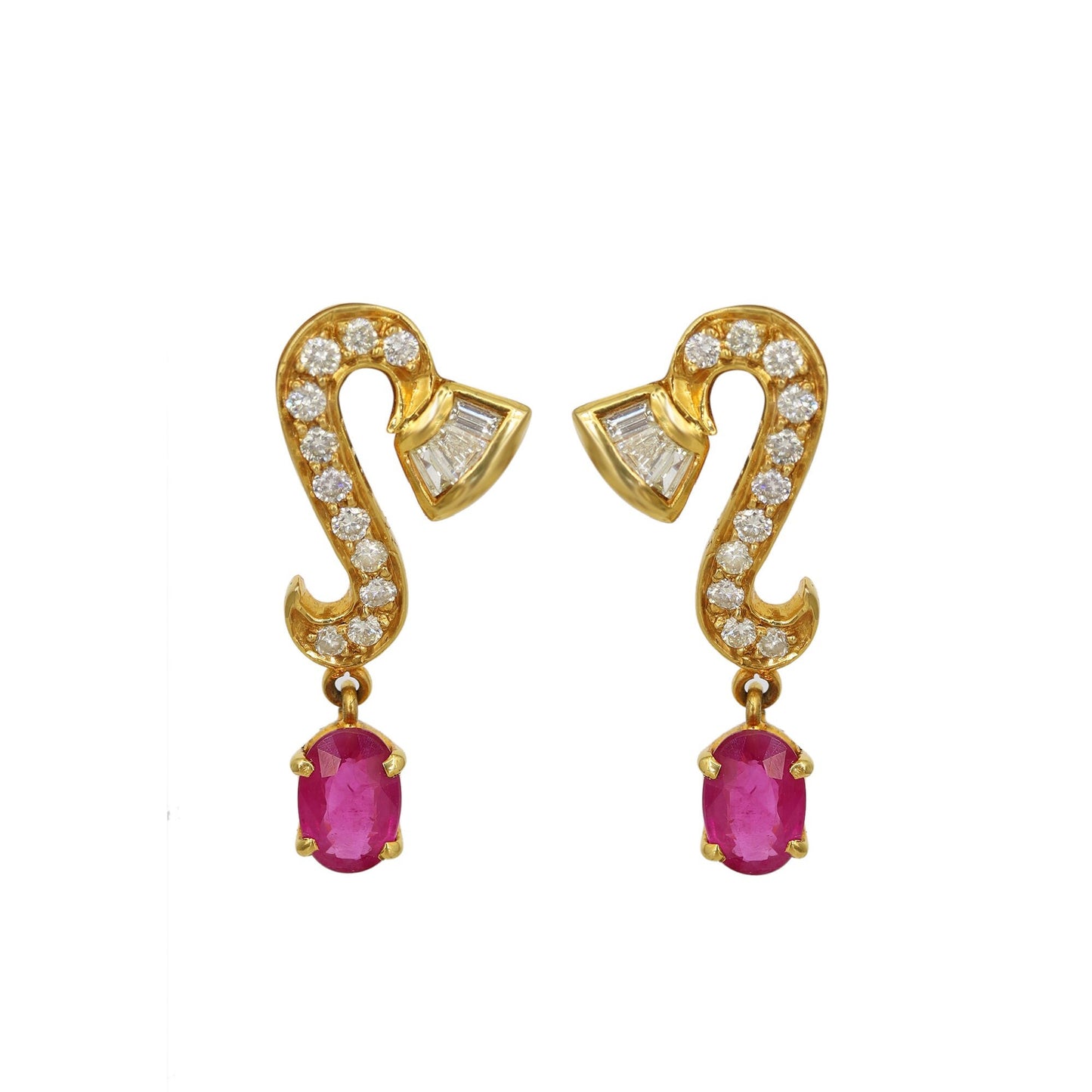Ruby Earring 18K Gold