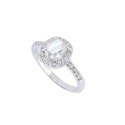 Halo Bridal Ring 18K Gold