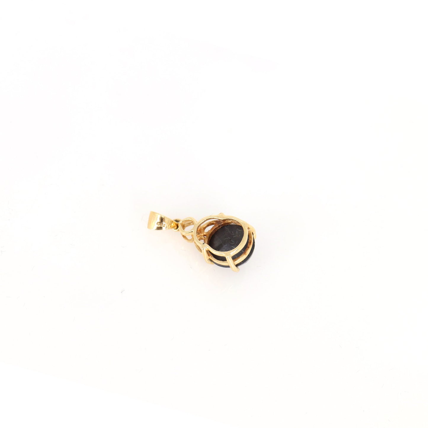 Black Star Pendant 14K Gold