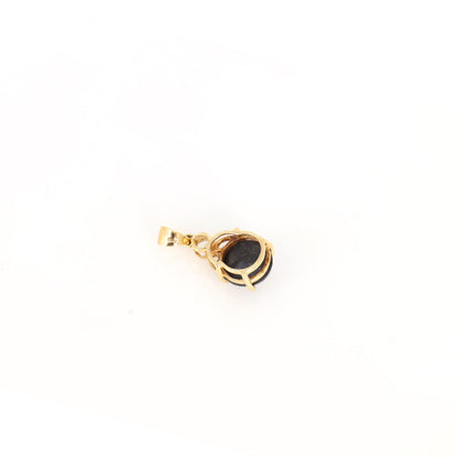 Black Star Pendant 14K Gold