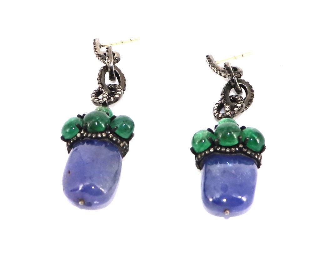 Exclusively Designed Vintage Replica Victorian Earring Gold