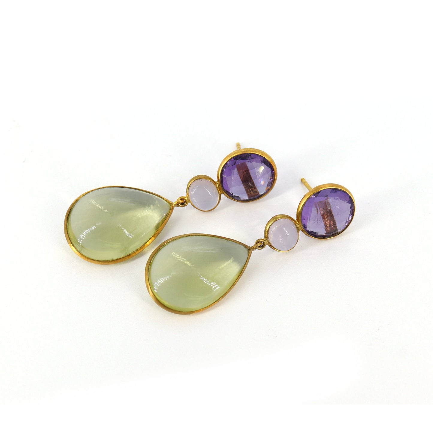 Yellow Handmade Earring 18K Gold
