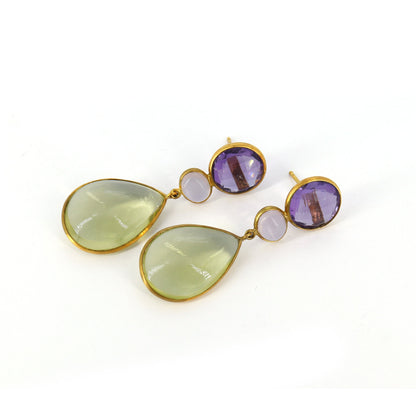 Yellow Handmade Earring 18K Gold