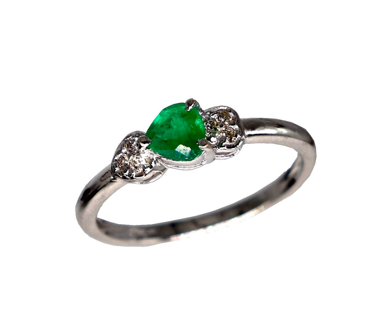 White Beautiful Ring 14K Gold