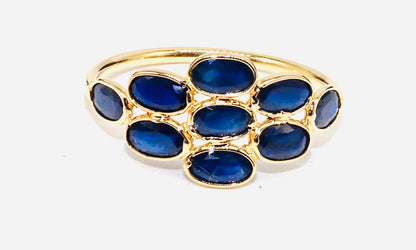 Blue Sapphire Ring 18K Gold