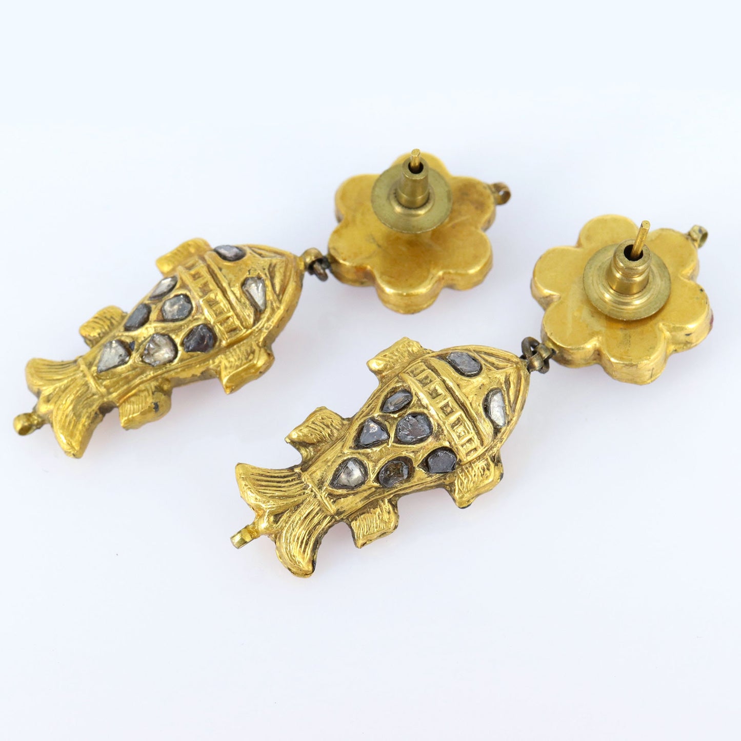 Antique 1900S Late Victorian Earring 22K Gold