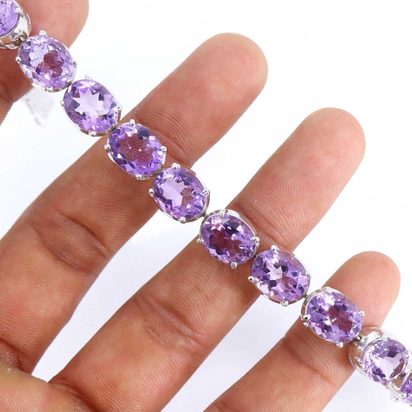 Amethyst Bracelet Silver