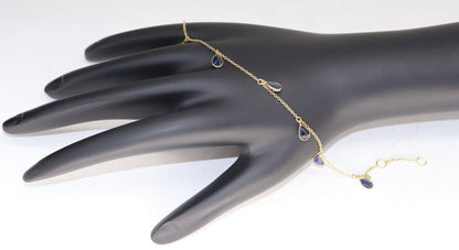 Sapphire Bracelet 18K Gold