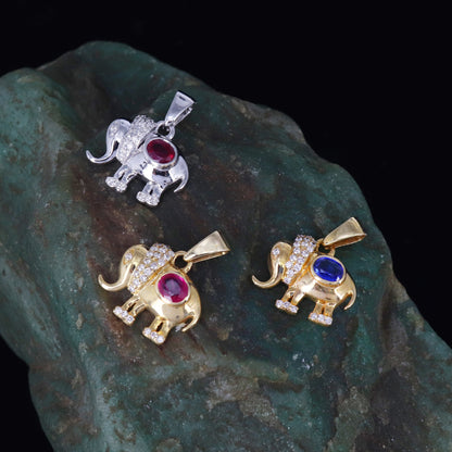 Animal Motif Pendant 14K Gold