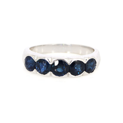 Vintage White Ring 18K Gold