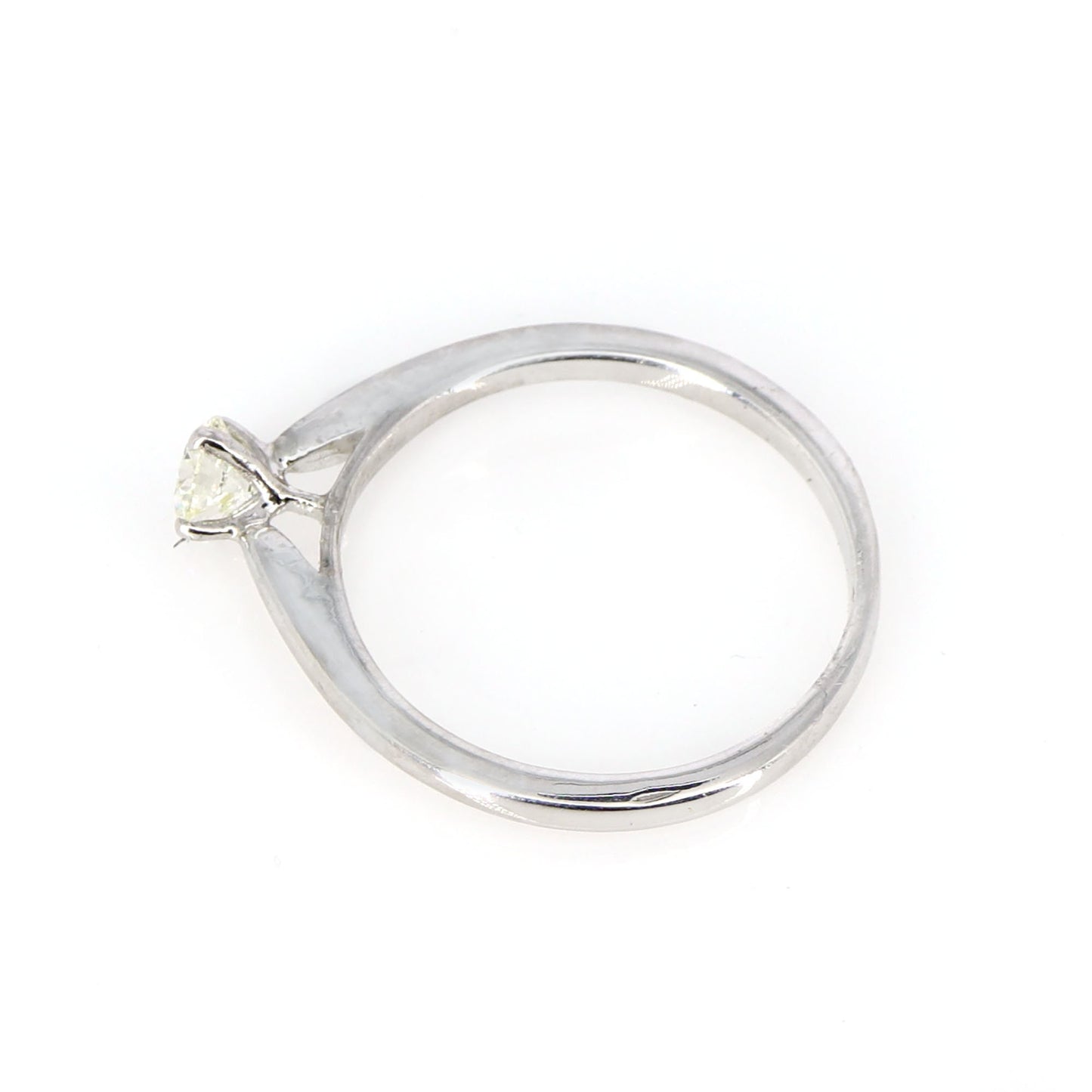 Solitaire Wedding Ring 18K Gold