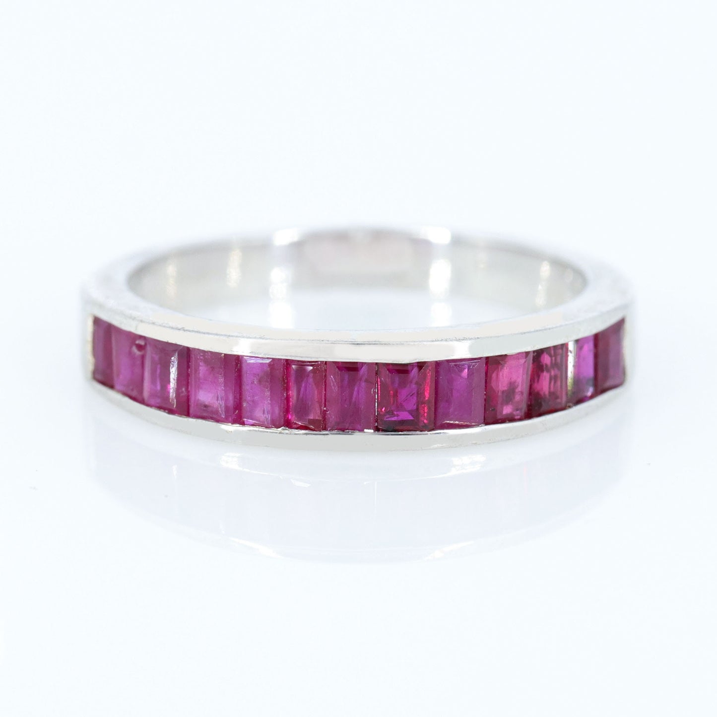 Ruby Ring Silver