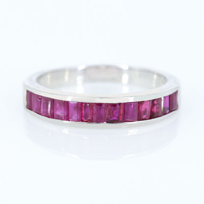 Ruby Ring Silver