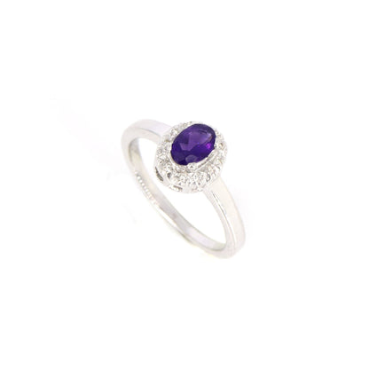 Amethyst Ring 18K Gold