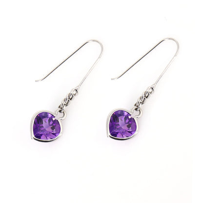 Amethyst Earring 14K Gold