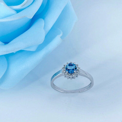 White Ring 14K Gold