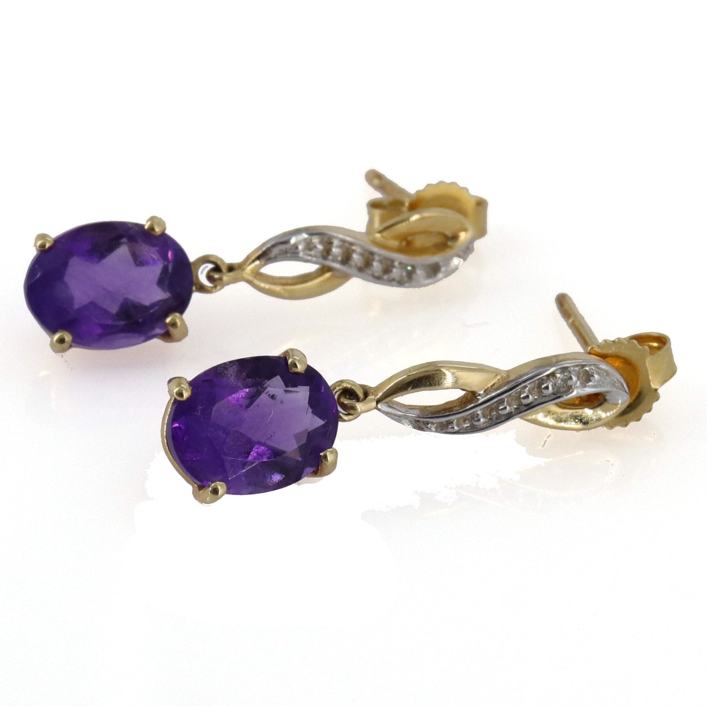 Eternity Design Earring 14K Gold