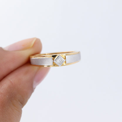Princess Cut Ring 14K Gold
