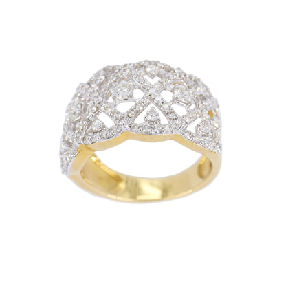 Studded Ring 18K Gold
