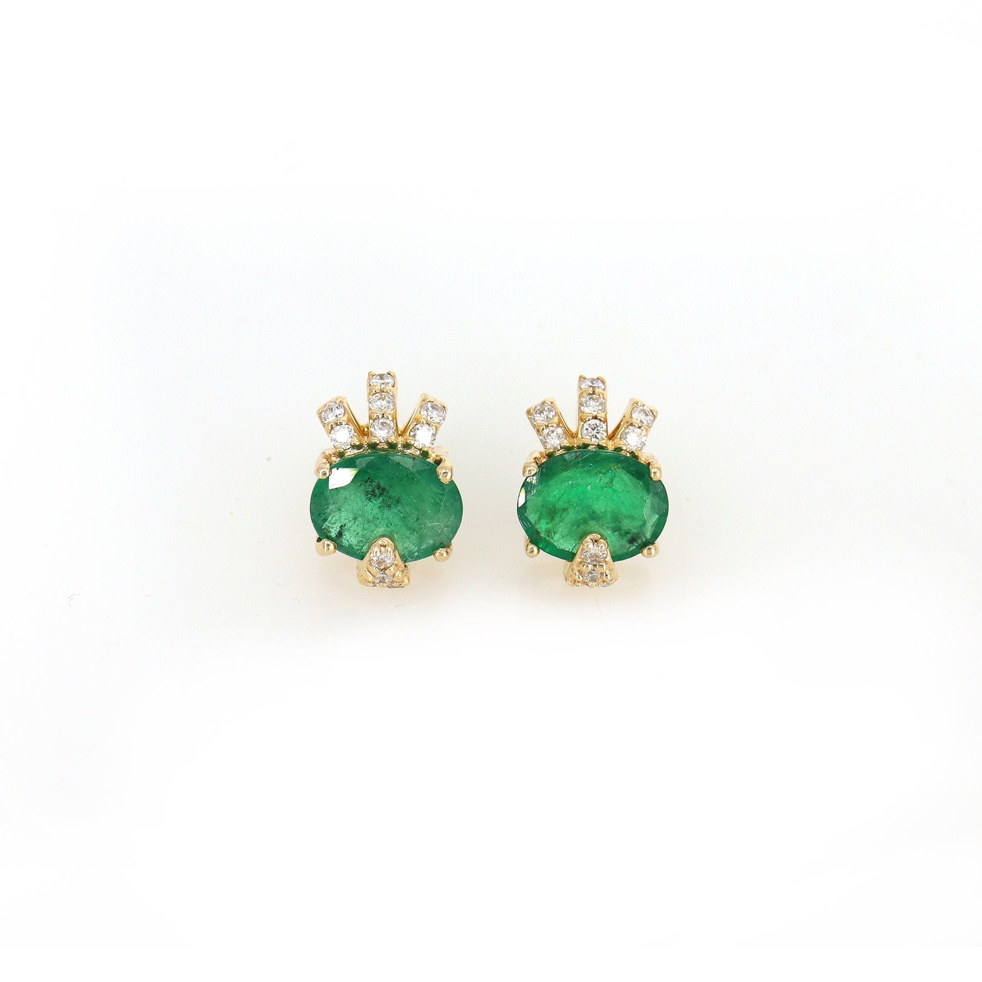 Emerald Earring 14K Gold