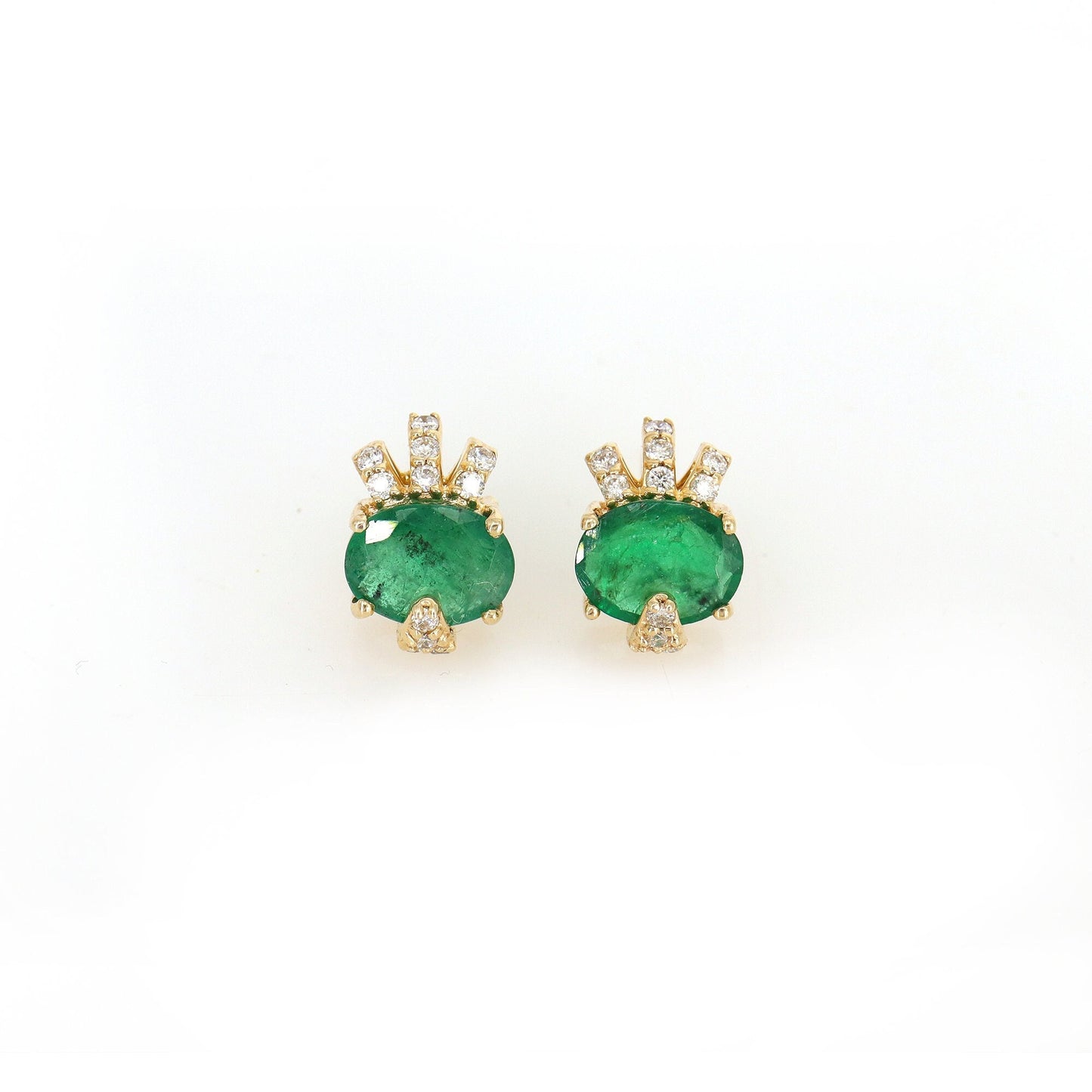 Emerald Earring 14K Gold