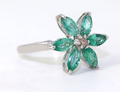 925 Sterling White Rhodium Beautiful Ring Gold