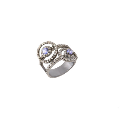 Pave Ring Silver