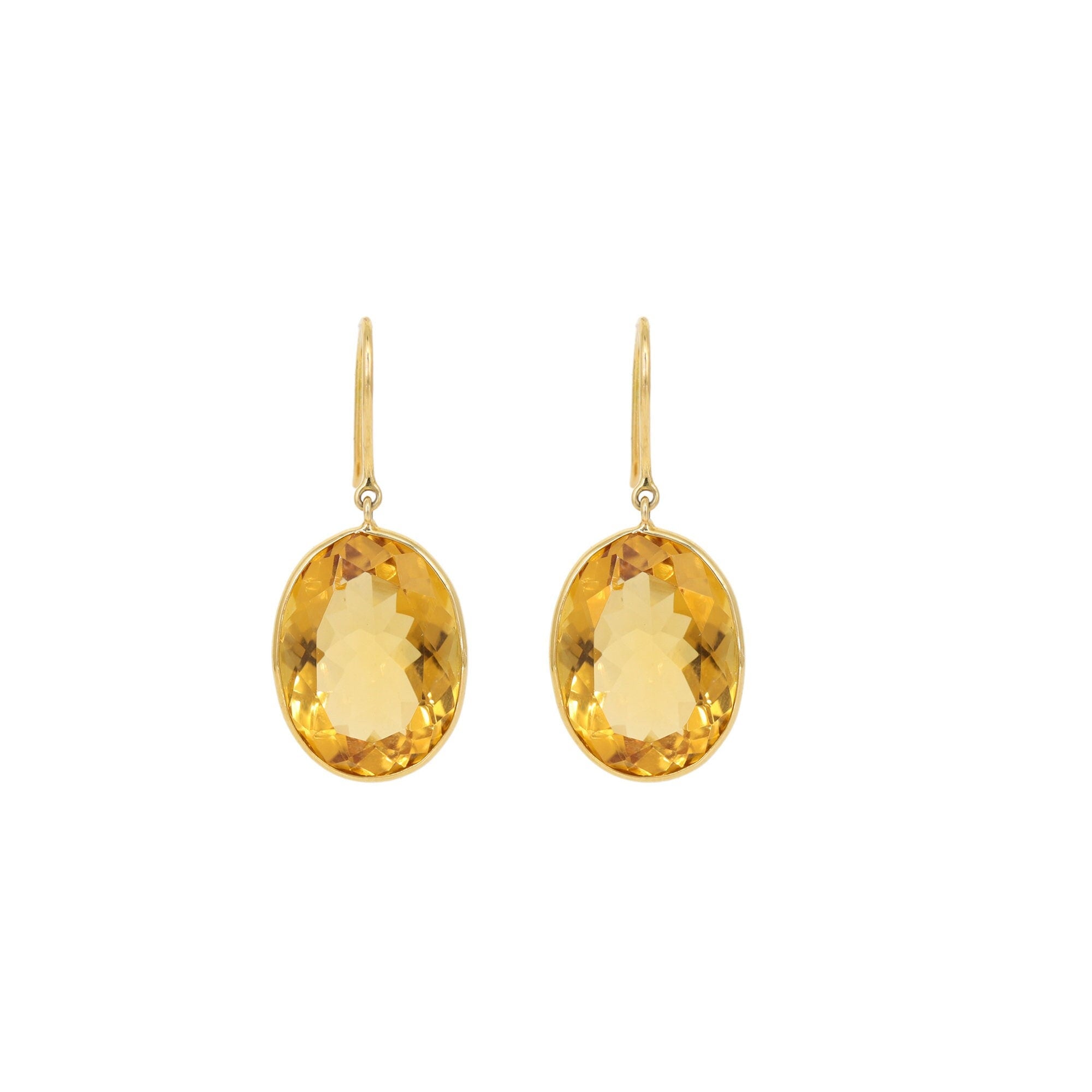 Citrine Earring 18K Gold