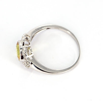 September White Ring 14K Gold