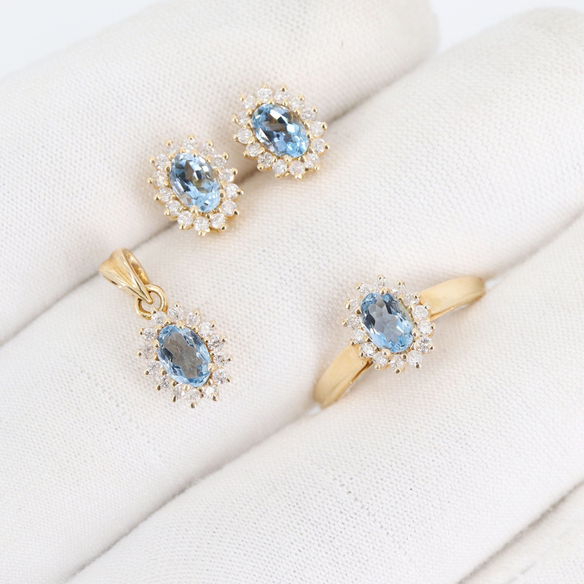 Aquamarine Jewelry / Aquamarine Ring 14K Gold