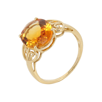 Citrine Ring 14K Gold