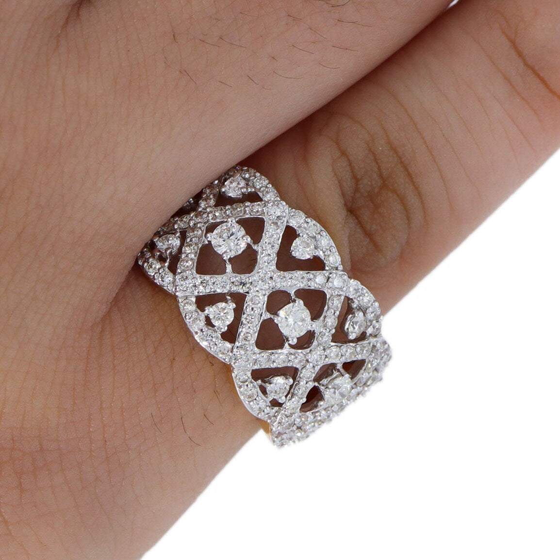 Studded Ring 18K Gold