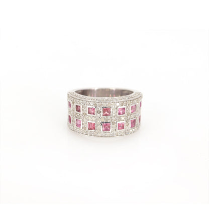 Ruby Ring Silver