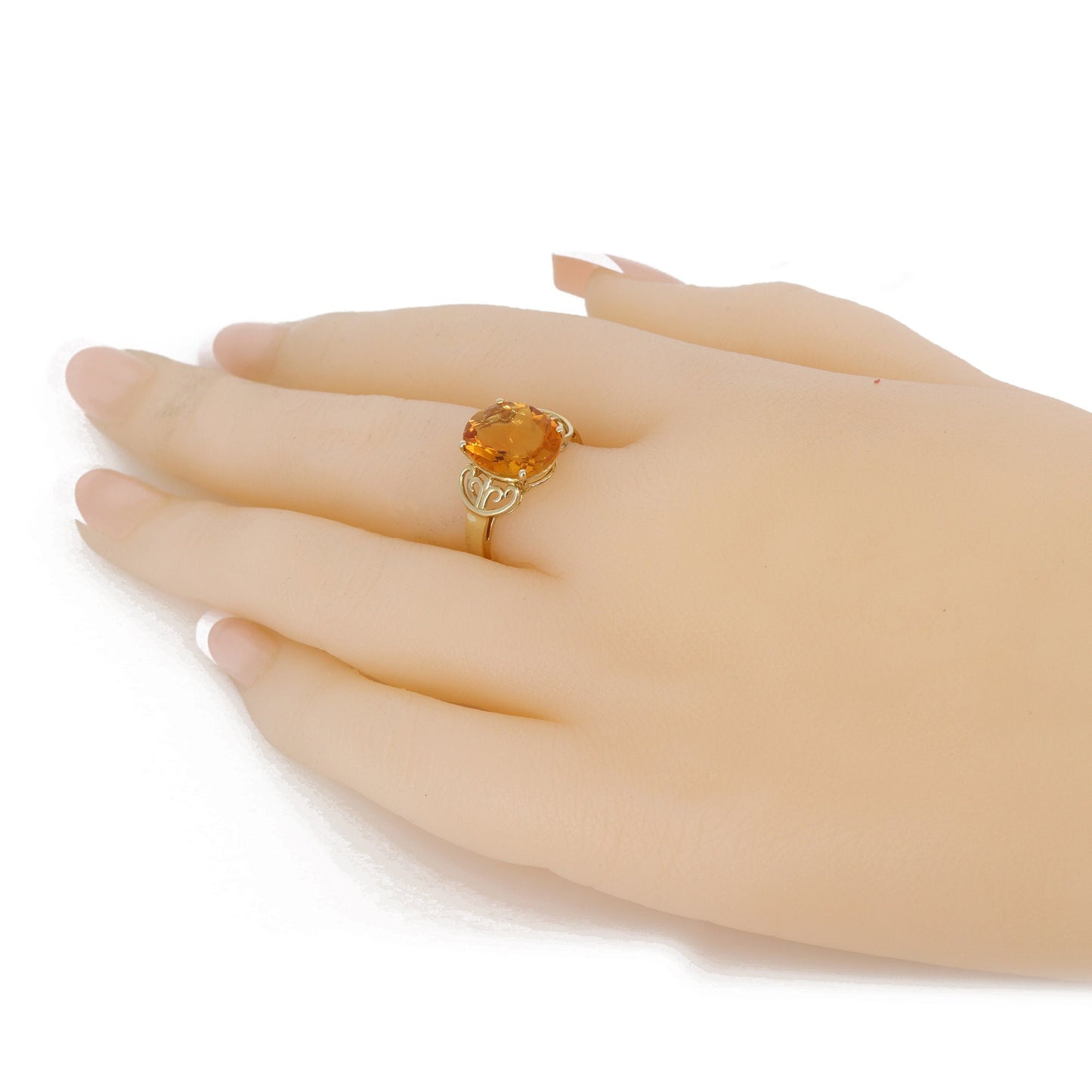 Citrine Ring 14K Gold