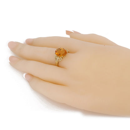 Citrine Ring 14K Gold