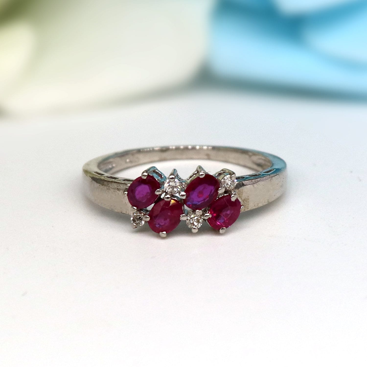 Ruby Ring Silver