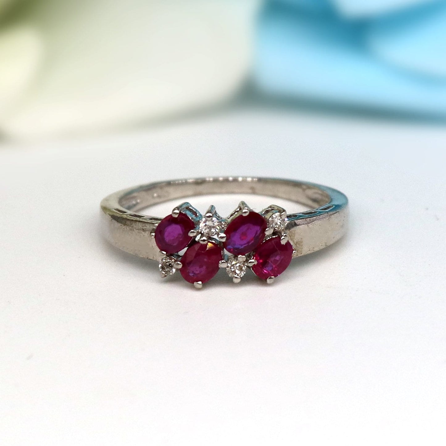 Ruby Ring Silver