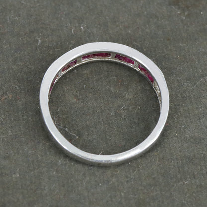 Ruby Ring Silver