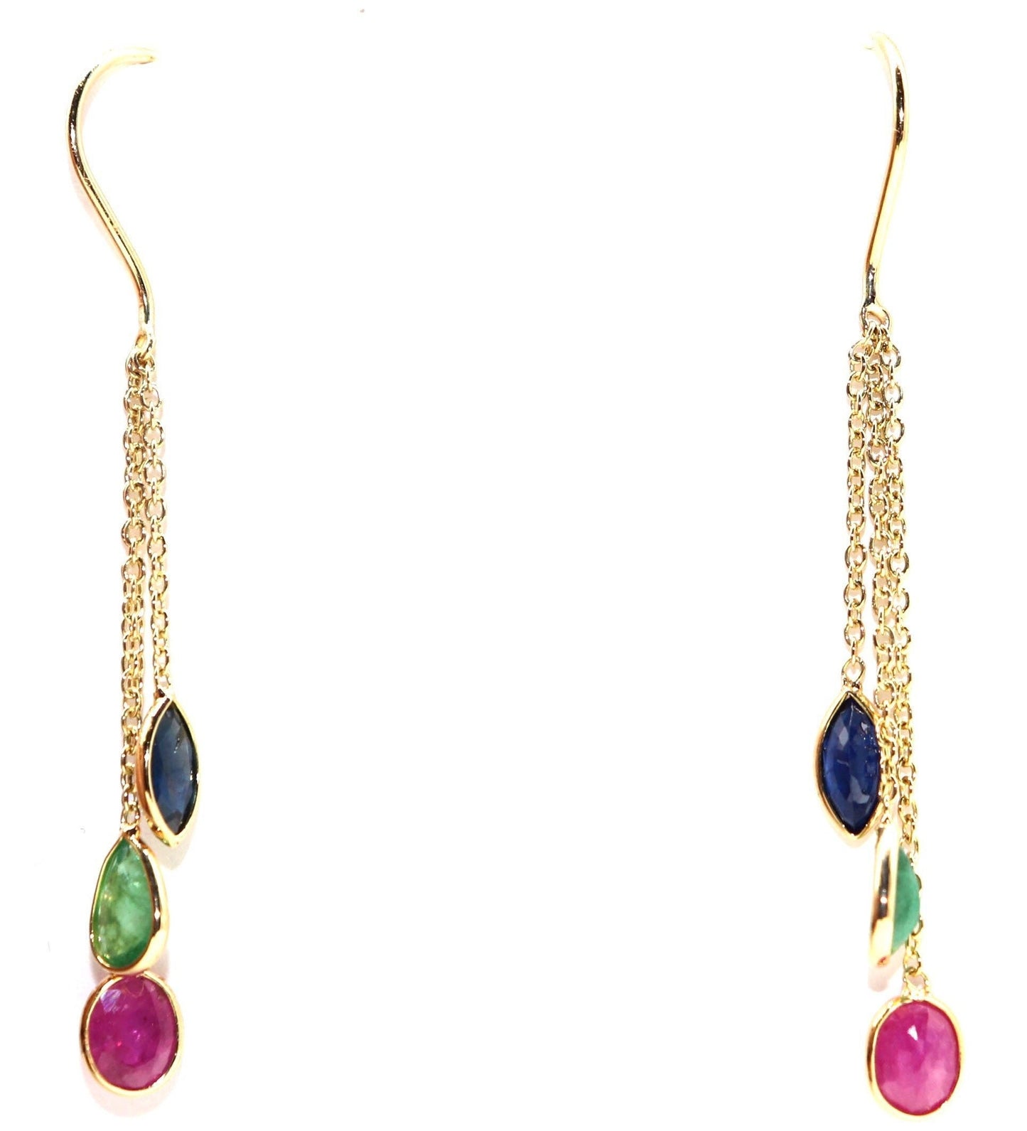 Yellow Handmade Earring 18K Gold