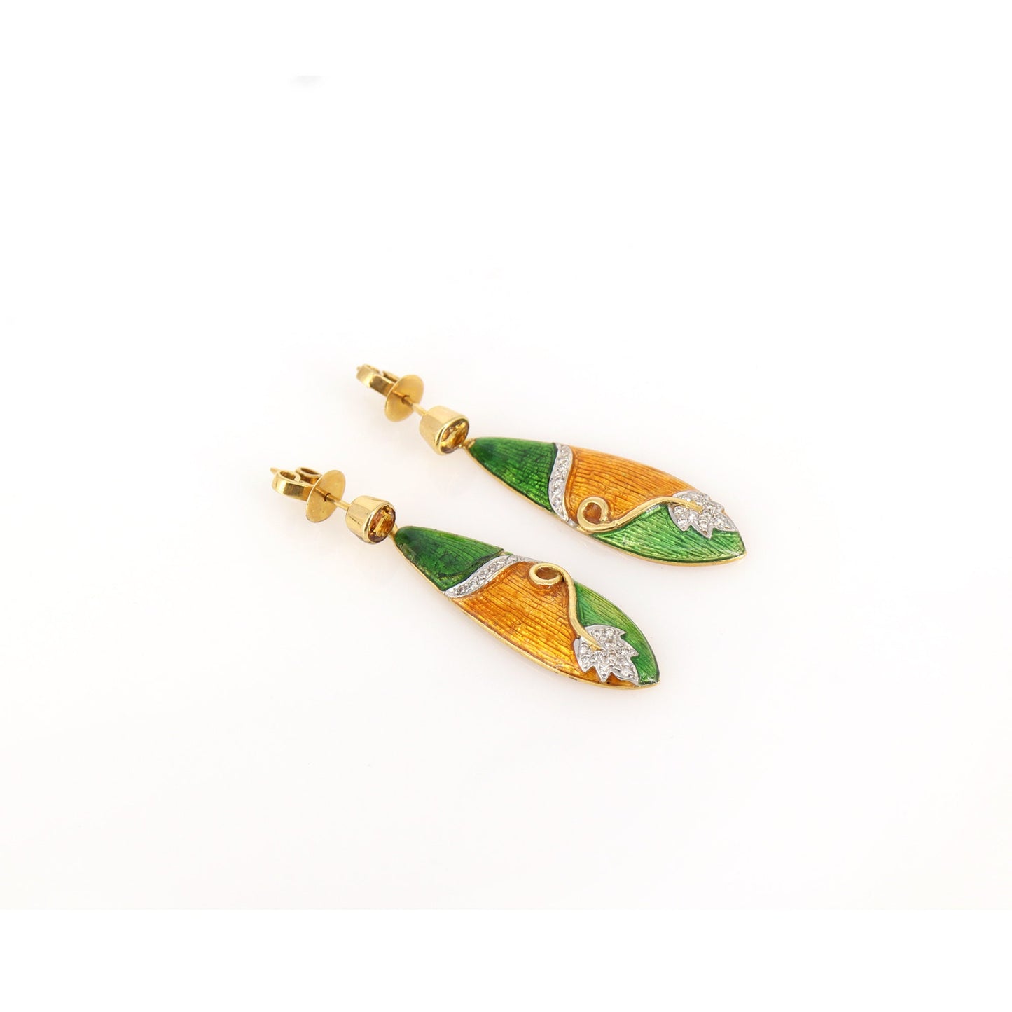 Citrine Earring 18K Gold