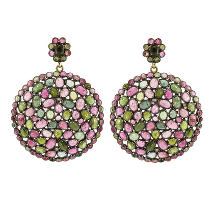 Pretty Multi Tourmaline Earring