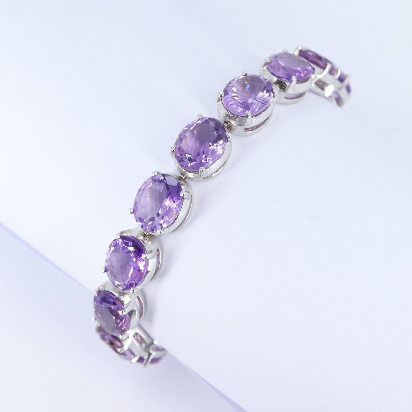 Amethyst Bracelet Silver