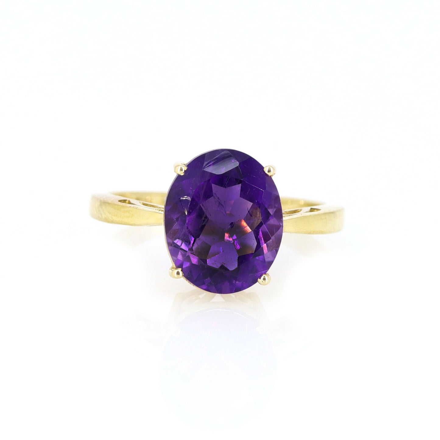 Amethyst Ring 14K Gold