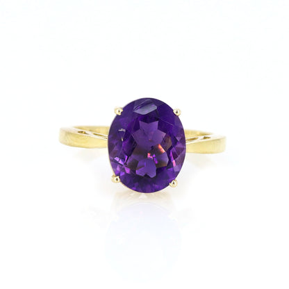 Amethyst Ring 14K Gold