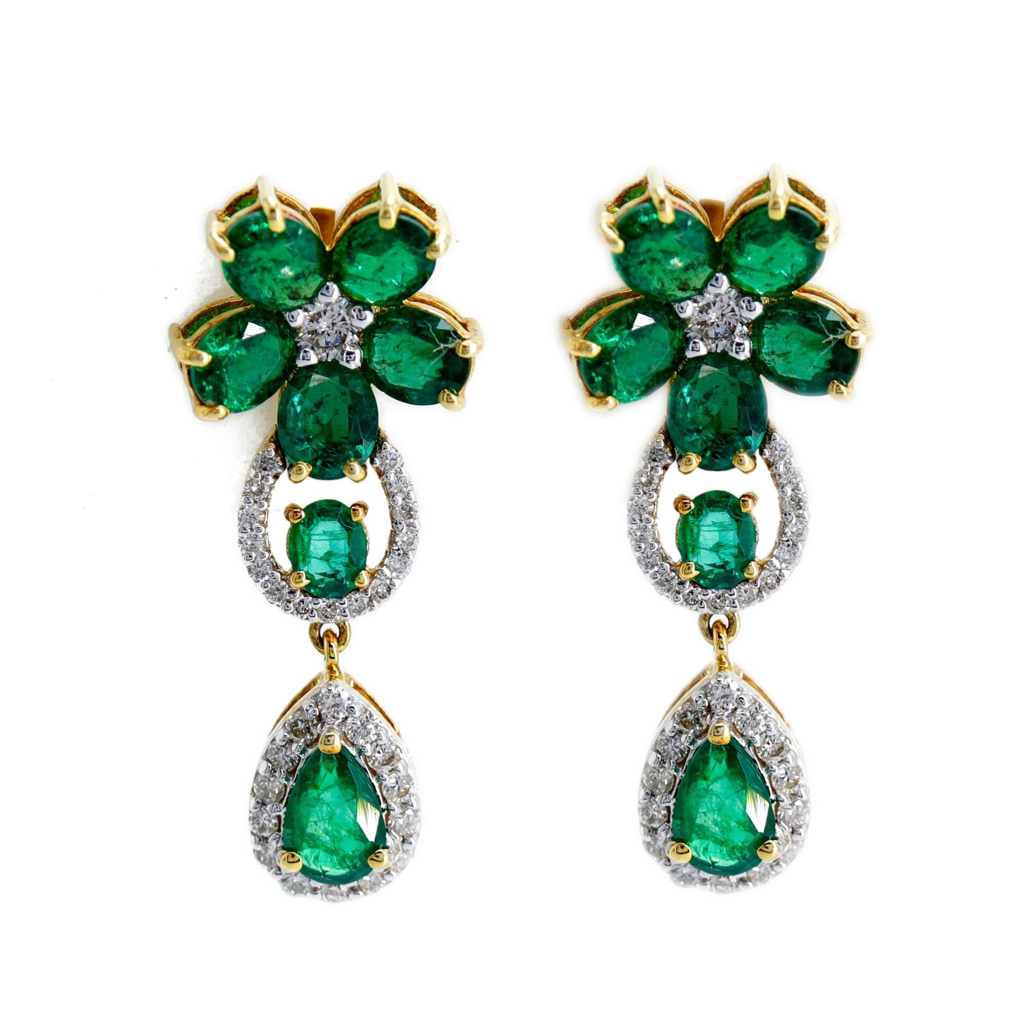Yellow Earring 18K Gold