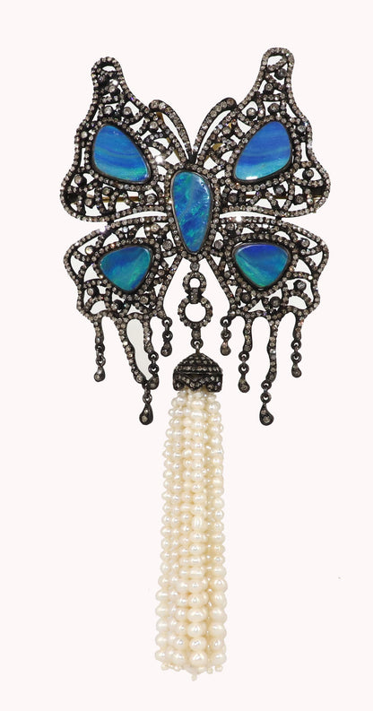 Exclusively Designed Vintage Replica Victorian Tassel Pendant Gold